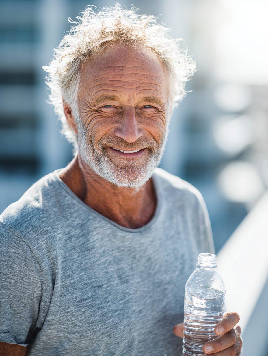 Starsze osoby wykonujące ćwiczenia relaksacyjne